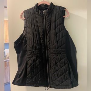 Black Zip Up Vest